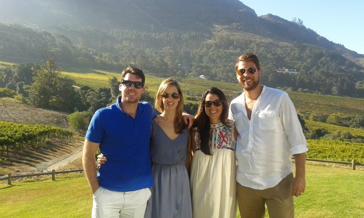 Constantia Glen with Ronin and Karin.