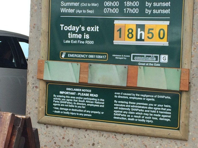 Check out that emergency #! How would you ever remember that in the midst of being chased by wild baboons?