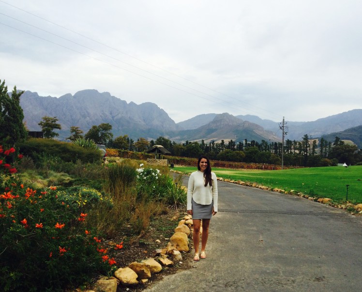 Post wine tasting at Chamonix.